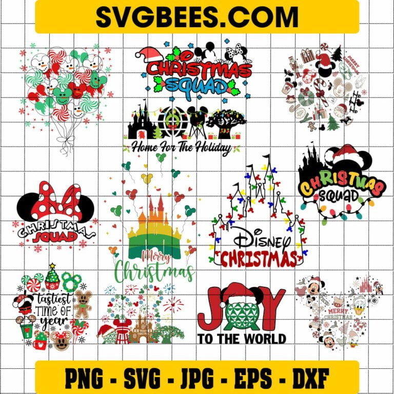 Disney Mouse Christmas Lights Svg Svgbees