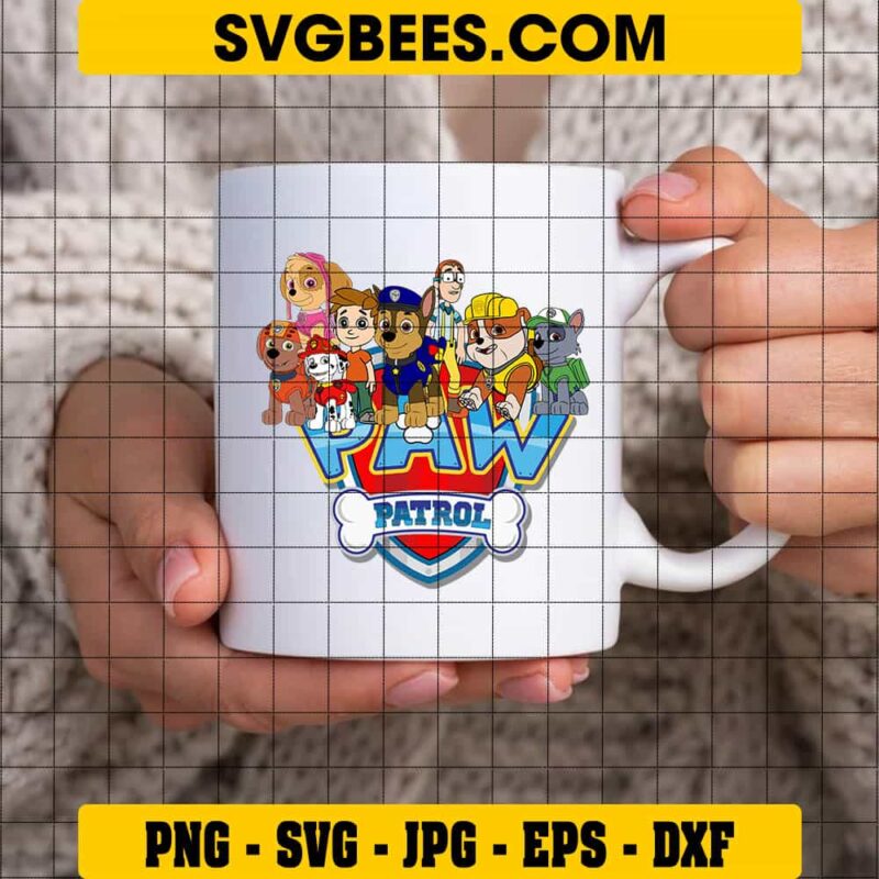 Paw Patrol Svg Bundle Cricut Cut Files Svgbees