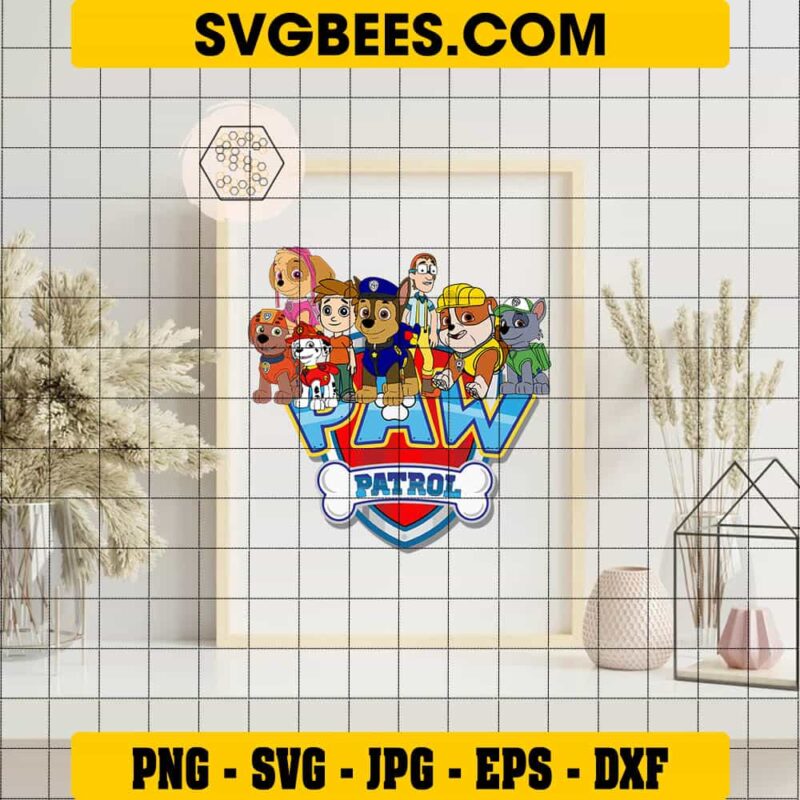 Paw Patrol Svg Bundle Cricut Cut Files Svgbees