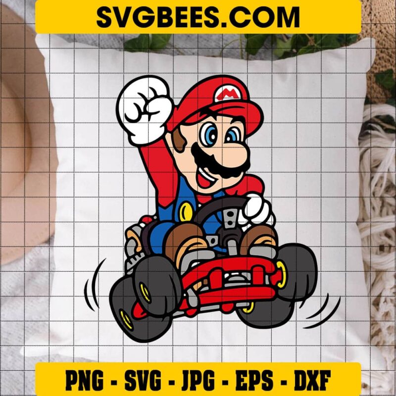 Mario Kart Svg Png Eps Cut Files Svgbees