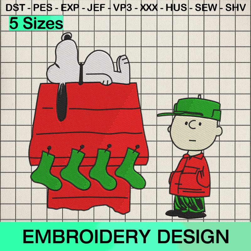 Merry Xmas Snoopy Embroidery Design Christmas Snoopy Santa Hat Machine