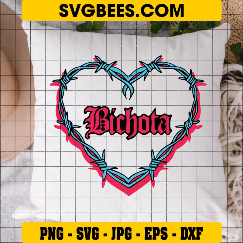 Bichota Karol G Heart Svg Karol G Red Hair Svg Bichota Svg Png Dxf