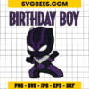 Black Panther Birthday SVG