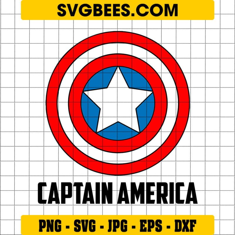 Captain America Logo SVG
