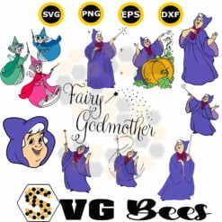 Cinderella Fairy Godmother SVG