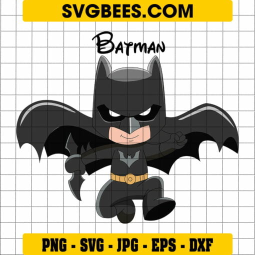 Cute Batman SVG