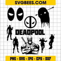 Deadpool SVG for Cricut