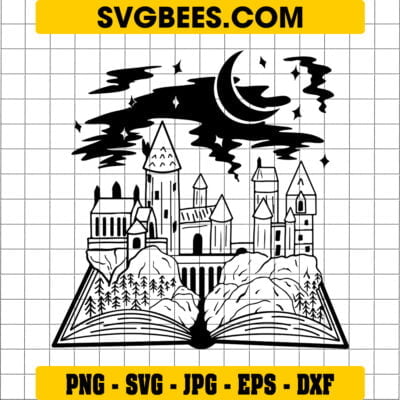 Harry Potter Book SVG Harry Potter SVG - SVGbees