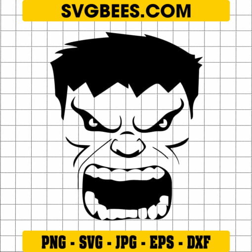 Hulk Face SVG