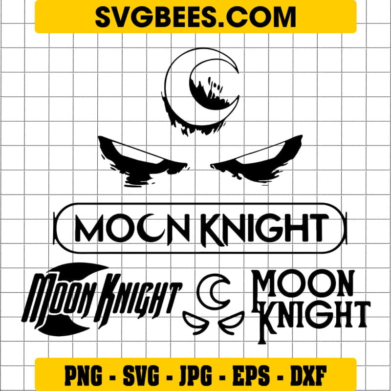 Moon Knight Logo SVG