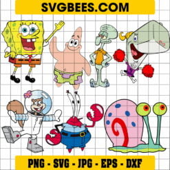 Spongebob Characters SVG