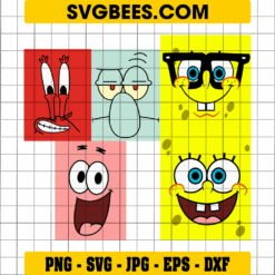 Spongebob Face SVG