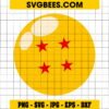 4 Star Dragonball SVG