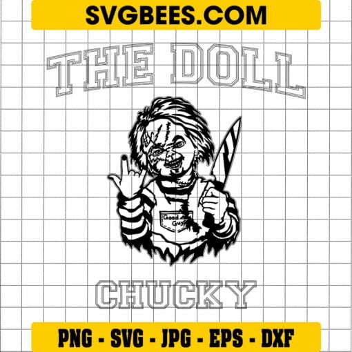 Chucky Doll SVG