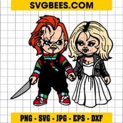 Chucky and Tiffany SVG
