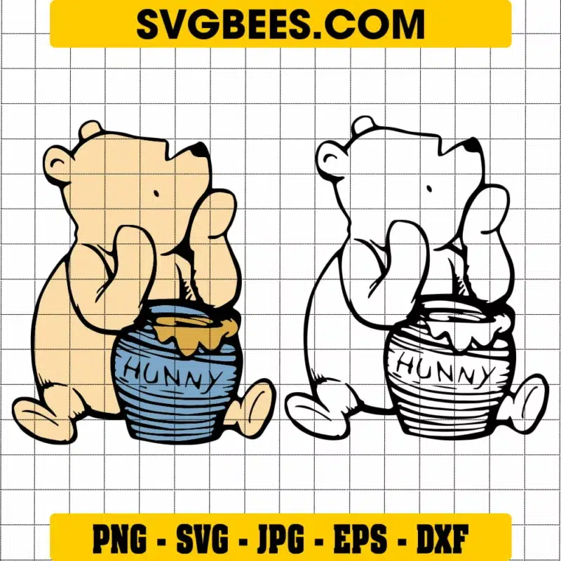 Classic Winnie The Pooh SVG