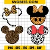 Leopard Minnie Mouse SVG