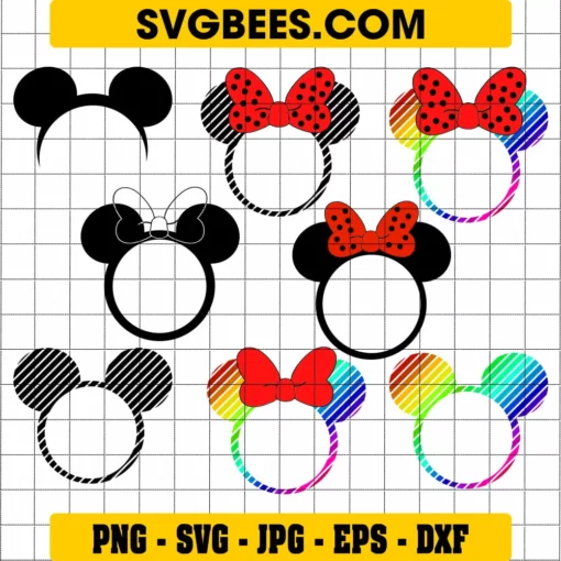 Mickey Mouse Ears SVG