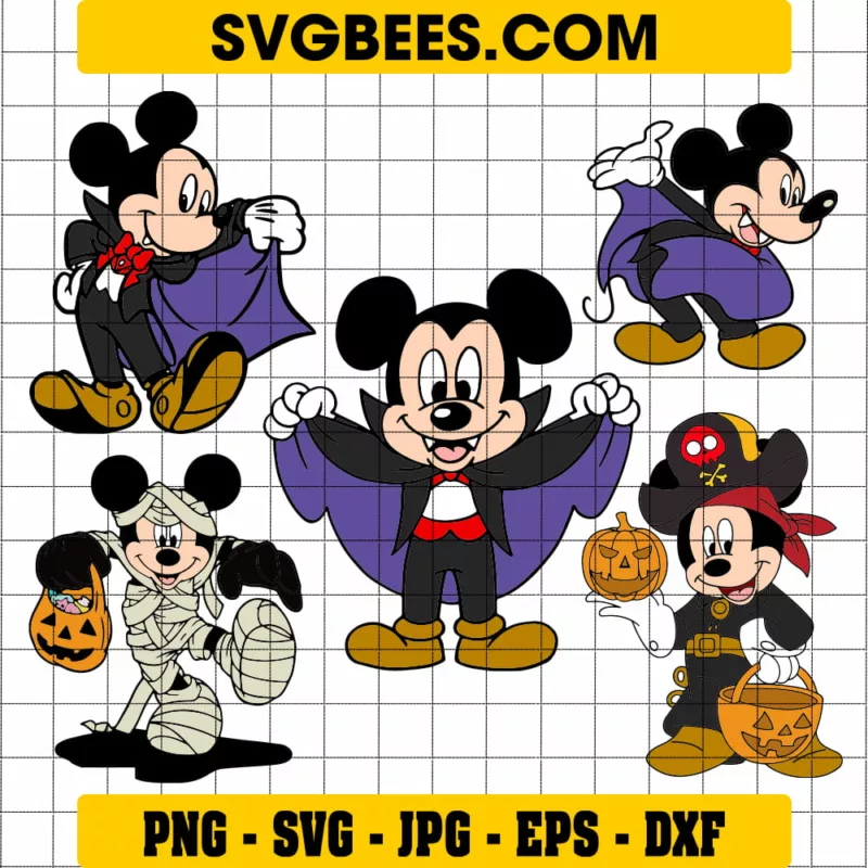 Mickey Mouse Halloween SVG