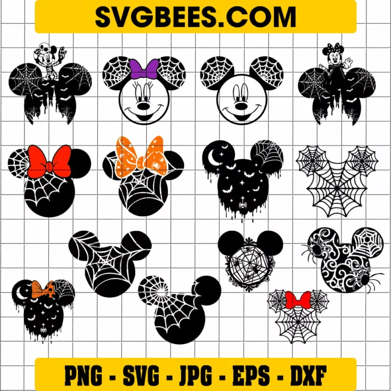 Disney Mickey Mouse With Sunglasses SVG and PNG - SVGbees