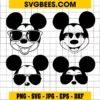 Mickey Mouse With Sunglasses SVG