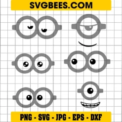 Minion Goggles SVG