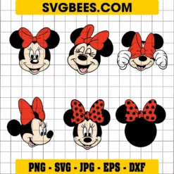 Minnie Mouse Head SVG
