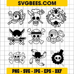 One Piece Best Character SVG PNG EPS DXF, Luffy, Zoro, Robin, Sanji, Nami,  Digital Download, Instant Download, Clipart, for Cricut and Silhouette |  SVGUNIQUECREATIVE