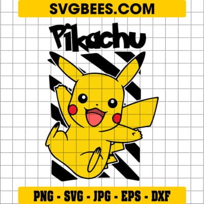 Pikachu Vector SVG Pokemon SVG - SVGBees