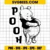 Winnie The Pooh SVG Black and White