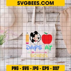 100 Day of School SVG on Bag