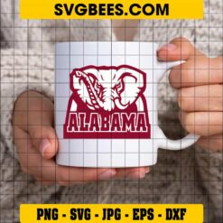 Alabama Logo SVG on Cup