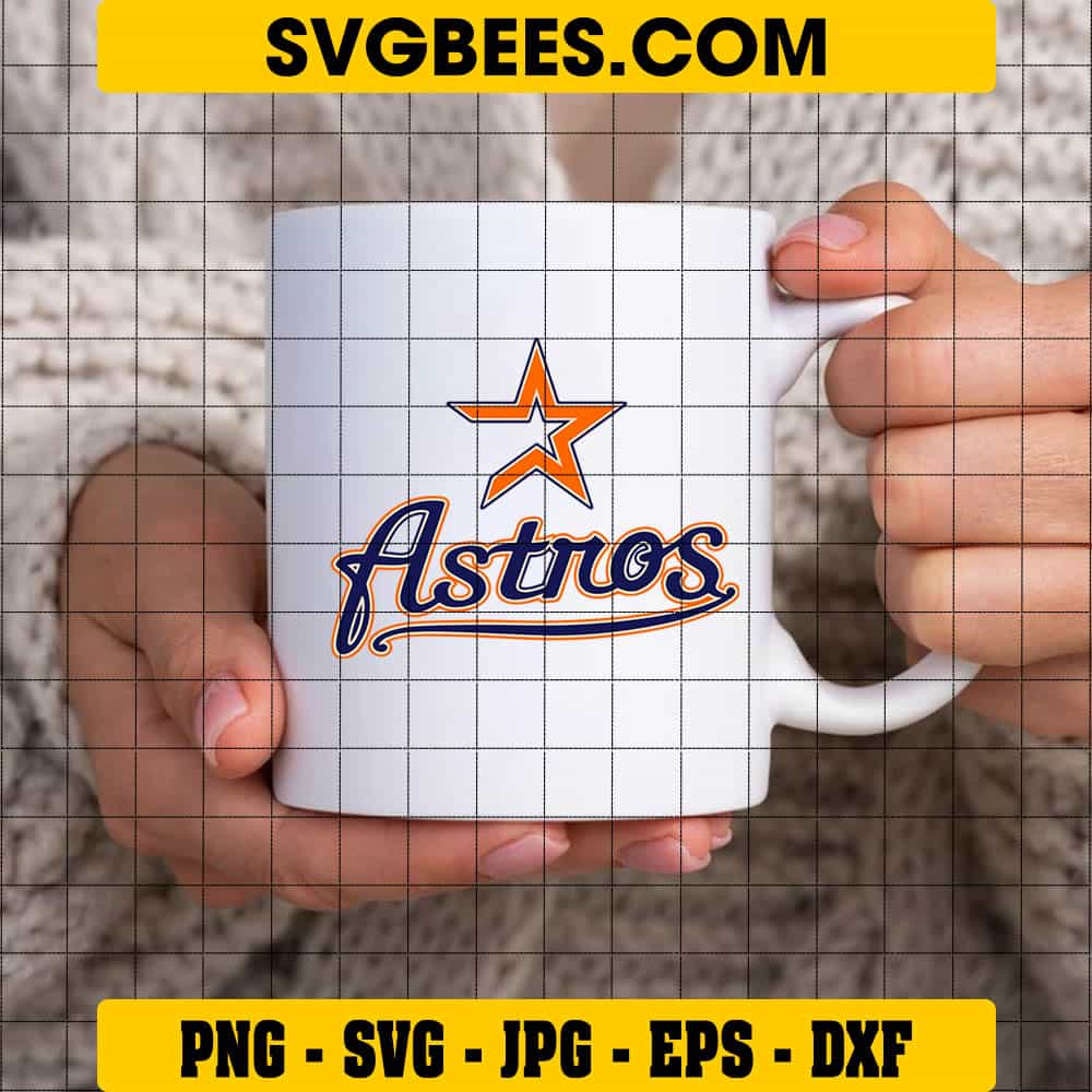 Astros SVG Let's Go ASTROS Digital Download Cut File 