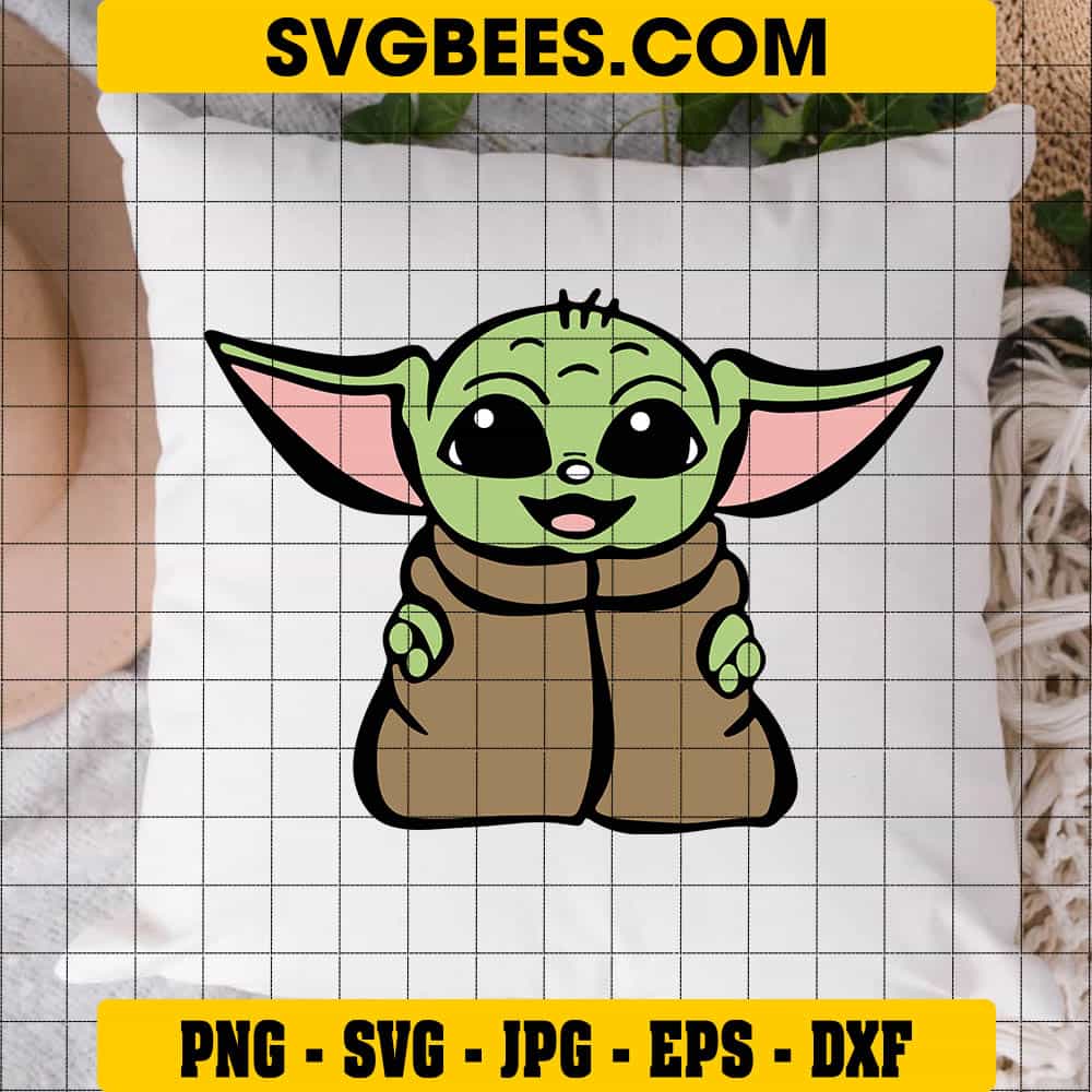 Stitch and Baby Yoda SVG Cute Baby Stitch - SVGbees