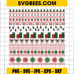 Christmas Border SVG