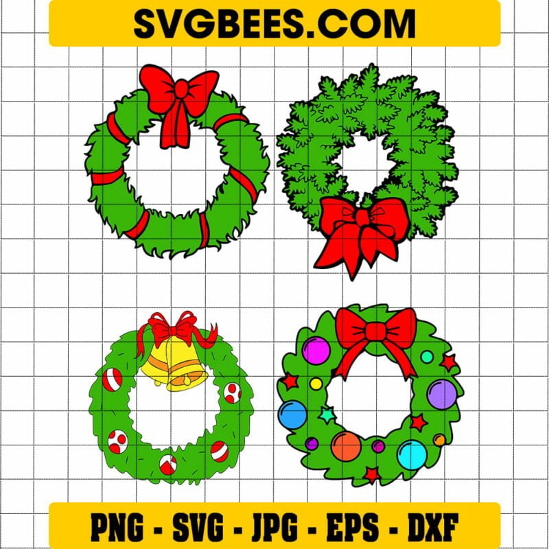 Christmas Wreath SVG