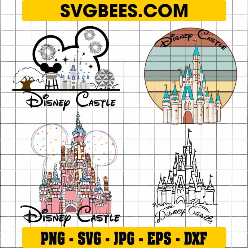 Disney Castle SVG, Cinderella Castle SVG