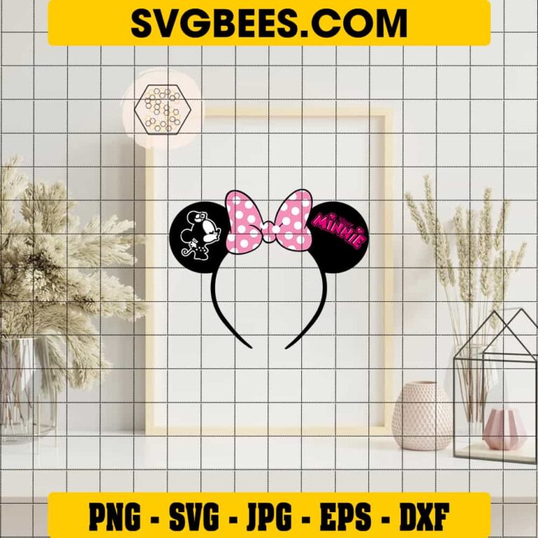 Disney Ears SVG - Mickey And Minnie Head SVG - SVGbees