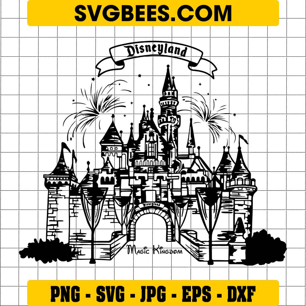 Get Your Disneyland Castle SVG - SVGbees
