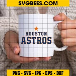 Houston Astros Logo SVG on Cup
