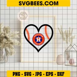 Houston Astros Logo SVG on Frame
