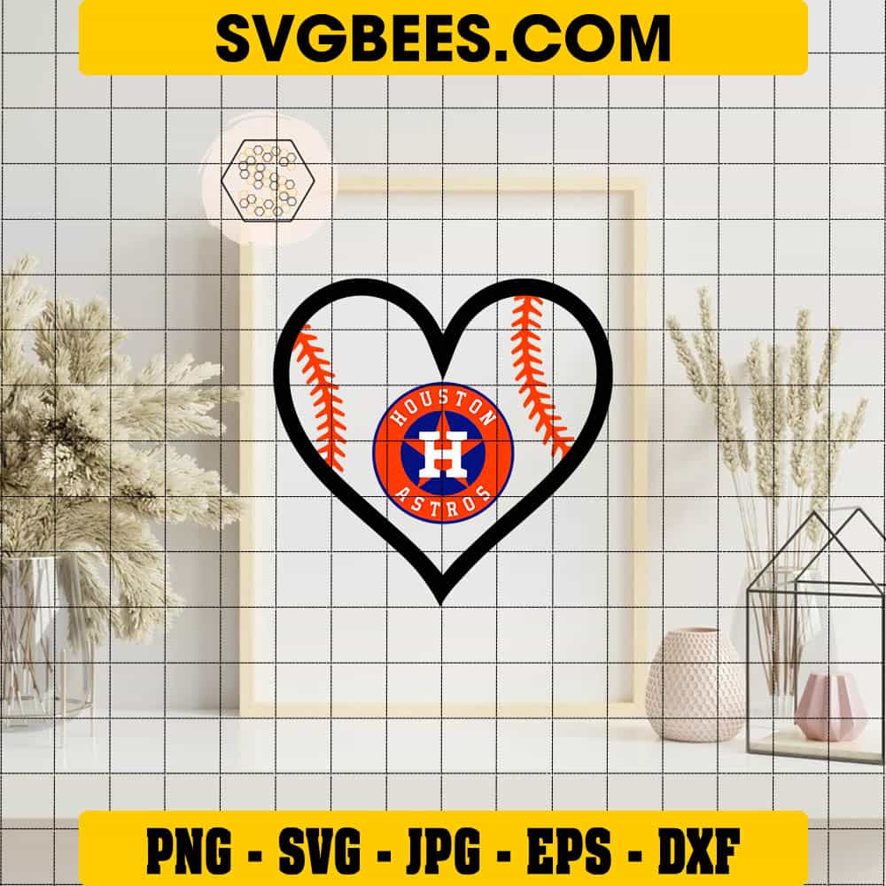 Houston Astros MLB Baseball Team Svg Digital File