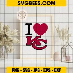 Kansas City Chiefs SVG on Frame