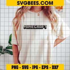 Minecraft SVG on Shirt