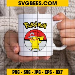 Pikachu SVG on Cup