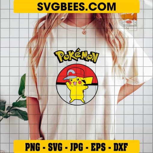 Pikachu SVG on Shirt