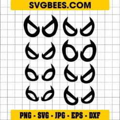 Spider Man Eyes SVG