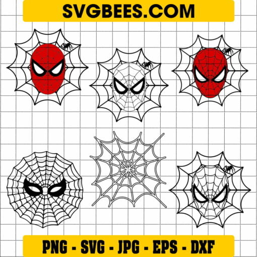 Spider Man Spider Web SVG