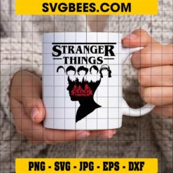 Stranger Things SVG on Cup