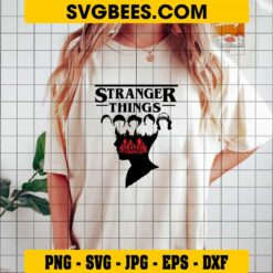 Stranger Things SVG on Shirt
